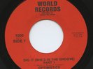 Rare Funk 45 - Optimistics - Dig It - World Records - LISTEN - Mint Minus
