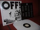 OFF - s/t LP white vinyl Kbd Punk Circle Jerks Black Flag The Misfits MINT