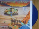 Manilla Road Crystal Logic Fr LP + Lyrics  Insert US Metal  Blue Vinyl