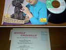 RARE French EP 45t BIEM (7') Nicole CROISILLE (Ray Charles / Lang. 1961)