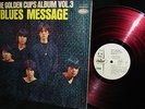 RED WAX RARE 1969 PROMO = THE GOLDEN CUPS   BLUES MESSAGE - HARD FUZZ R&B PSYCH