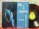MILES DAVIS - DIG LP PRESTIGE 7012 YLW NJ DG W/ SONNY ROLLINS RARE ORIGINAL JAZZ