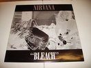 NIRVANA Bleach LP UK Black Vinyl Original Tupelo Recording Company 1989 EX/EX