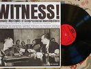 Witness Congressional Hearings 2 LP Joseph McCarthy Red Scare HUAC Jimmy Hoffa