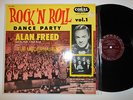 ROCK N' ROLL DANCE PARTY VOL.1 ALAN FREED AND HIS BAND   CORAL CRL 57063 DG NM-