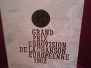GRAND PRIX EUROVISION DE LA CHANSON LUXEMBURG 1962-Programmheft Conny Froboess