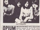 LED ZEPPELIN opium morphine and liqour ROCK PS 45