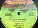 ROCKETS ON THE ROAD AGAIN ITALIA lp DERBY RARE GREEN LABEL POSTER all MINT-