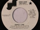 ERNIE K. DOE: Here Come The Girls / A Long Way Back From Home (rare soul 45)