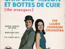 RARE FRENCH LAURIE JOHNSON OST EP : THE AVENGERS/CHAPPEAU MELON & BOTTES DE CUIR