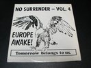 No S*rrender Vol 4 LP Record Original RAC ISD CLASSIC ROCK O RAMA Skinhead ROR