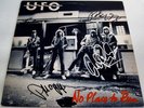 UFO No Place to Run, VINYL LP Phil Mogg Pete Way Parker Raymond Autograph SIGNED