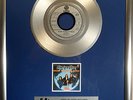 Status Quo Rockin all over the World platin Schallplatte Sinlge 7