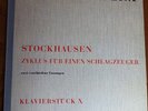 Karlheinz Stockhausen - Zyklus für einen Schlagzeuger - 1964