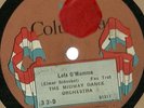 Midway Dance Orch, Black Sheep Blues, Lots O' Mama Columbia 33-D 78 rpm N