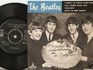 THE BEATLES HOLD YOUR HAND EP DANISH SWEDISH 45+PS 1964