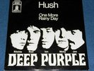 Deep Purple -- Hush     -- Single /Odeon 1968 / RAR 