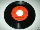 Vintage Vinyl 45 Surf Record THE PYRAMIDS I Don't Wanna Cry ARCHER records
