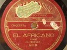 ORQUESTA ROBERTO FIRPO Odeon 660 El Africano - Averan RARE Tango 78RPM