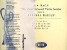 ERC002 (33CX1287) - Bach - Unaccompanied Violin Sonatas - Vol.2 - Johanna MARTZY