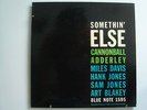 CANNONBALL ADDERLEY Somethin' Else BLUE NOTE 1595 ORG MONO DG EAR NO 