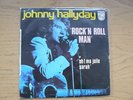 JOHNNY  HALLYDAY   ROCK N ROLL MAN    PHILIPS   45T HORS COMMERCE