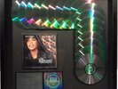 Whiteney Houston Bodyguard RIAA Music Award to Whitney Schallplatte goldene