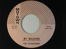 The SATINTONES 1st version 45 MY BELOVED / SUGAR DADDY   MOTOWN  1000 VG-