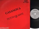 CASANOVA tutti quanti RARE ITALO DISCO 12
