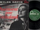 MILES DAVIS ascenseur pour l'echafaud RARE FRENCH FONTANA ORIGINAL JAZZ 10'