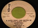 Satintones Motown DJ 45 Tomorrow & Always/A Love That Can Never Be doo wop promo