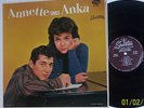 ANNETTE  FUNICELLO. (Annette Sings Anka. ) Original Canadian copy.  NM  LP
