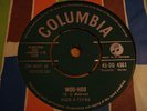 ROCK-A-TEENS - WOO-HOO ORIG 1959 UK COLUMBIA 45 EX