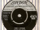 VOCAL GROUP THE SKYLINERS THIS I SWEAR / TOMOROW LONDON  RARE  45