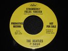 THE BEATLES Strawberry Fields/Penny Lane 45 CAPITOL PROMO EX+