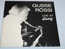 GUSSE ROSSI Live At Groovy FINNISH Jazz  MINT DISC Kompass Suojarvi