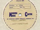 60's ACETATE - FOUR'S COMPANY - I Keep Forgetting (Modern Music Centre)