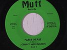 JOHNNY WELLINGTON: Paper Heart 45 (Detroit) rare Soul