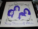 QUEEN KEEP YOURSELF ALIVE RARE LP WITH WHITE LABEL.