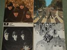 ORIGINAL BEATLES LPs: REVOLVER, BEATLES FOR SALE, ABBEY ROAD, WITH THE BEATLES.