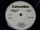 THE SHADOWS DEMO ONE SIDE RECORD-THUNDERBIRDS-1966 COLUMBIA WHITE LABEL-PSRS 305