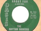 45rpm record; RHYTHM ROCKERS , THINKIN ABOUT YOU ' RARE ROCKER ' '
