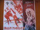 2LP IRON MAIDEN - KILLERS IN MILAN 1981 + POSTER, FOLDOUT COVER( BLUE VINYL )