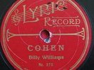 BILLY WILLIAMS - Cohen - Music Hall 10