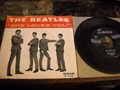 VINTAGE PICTURE SLEEVE The Beatles She Loves You on black Swan