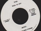 Rolling Stones - Fool To Cry. US 1976 Promo 7