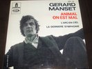 ep , gerard manset , animal on est mal , etat neuf , meo160