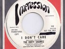 RARE 60'S GARAGE / PSYCH 45 -THE DIRTY SHAMES - IMPRESSION PROMO