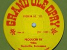 Grand Ole Opry show #275 w/ Leroy Van Dyke, Carter Family, Bobby Bare, more