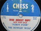 HOWLIN' WOLF - 78 rpm CHESS  